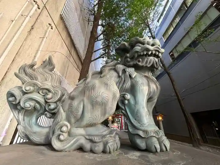 花園神社の狛犬