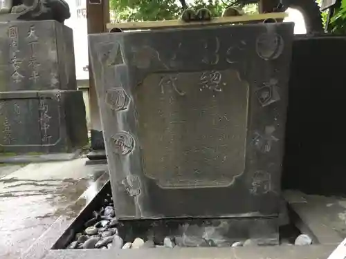 高山稲荷神社（旧鎮座地）の手水舎