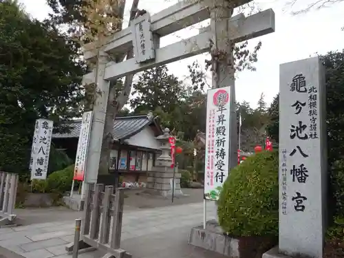 亀ケ池八幡宮の鳥居