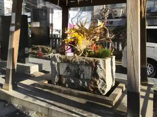 柏神社の手水舎
