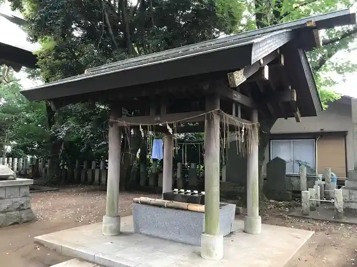北星神社の手水舎