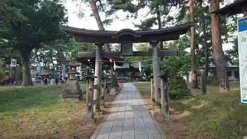 川中島古戦場八幡社の鳥居