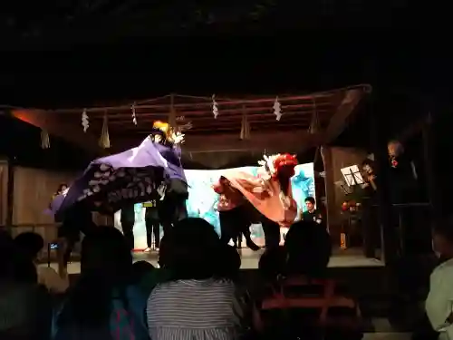 阿智神社の神楽