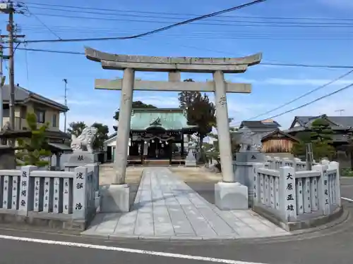 須我神社の鳥居