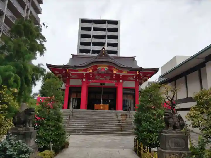 成子天神社の本殿・本堂
