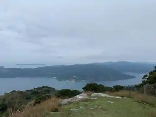 金華山黄金山神社の景色