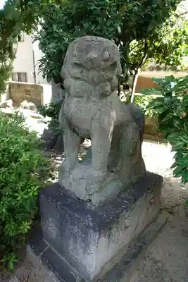 中島惣社の狛犬