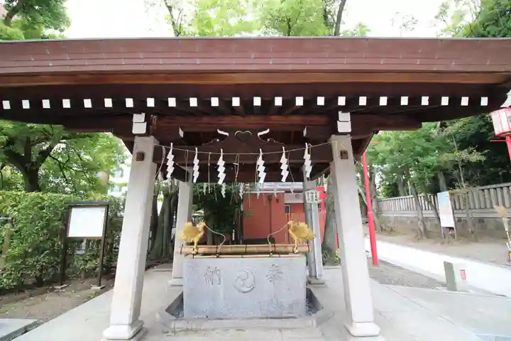 富岡八幡宮の手水舎