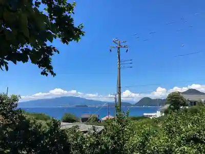 鮑玉白珠比咩命神社の景色