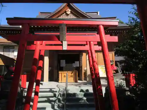 於菊稲荷神社の鳥居