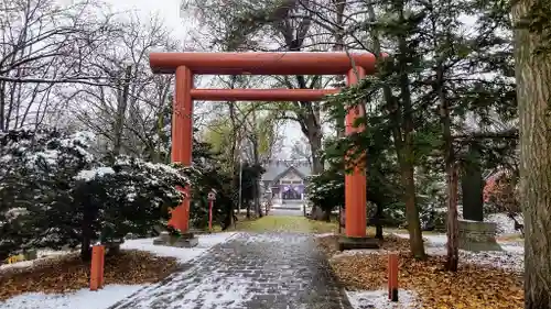 永山神社の鳥居