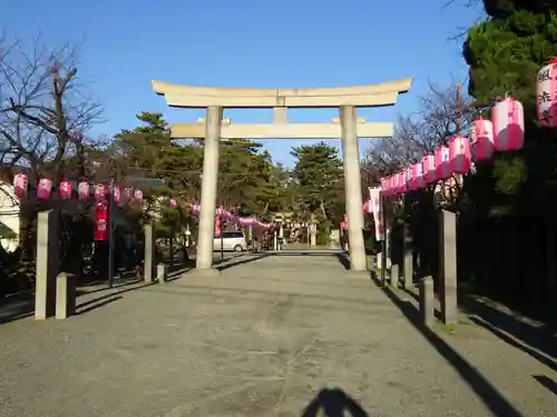 片瀬諏訪神社の鳥居