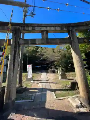 關蝉丸神社下社の鳥居