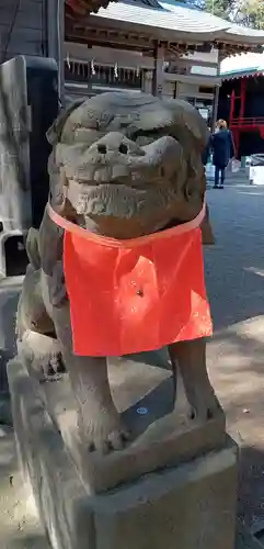 下総国三山　二宮神社の狛犬