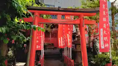 装束稲荷神社(王子稲荷神社境外摂社)の鳥居