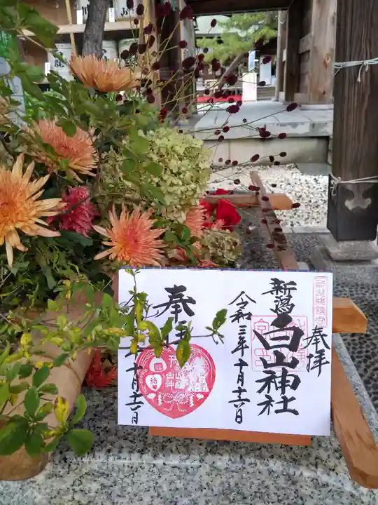 白山神社の手水舎