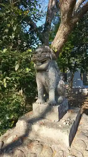 涌谷神社の狛犬
