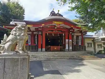 旗岡八幡神社の本殿・本堂
