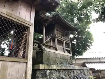 岸河神社の本殿・本堂