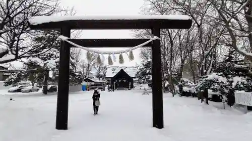 神居神社遥拝所の鳥居