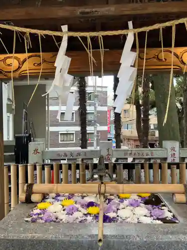 高円寺氷川神社の手水