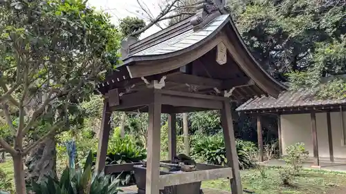 江島神社の手水舎
