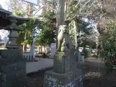 皇武神社の狛犬