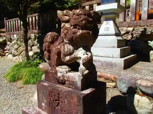 上矢作神社の狛犬