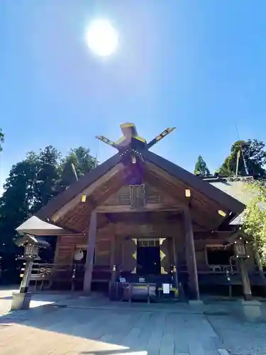 開成山大神宮の本殿