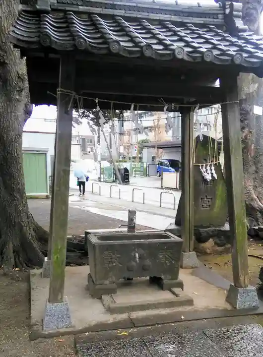 稲荷神社の手水舎