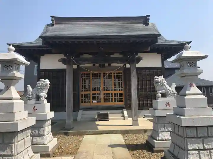 田村八幡駒形両神社の本殿・本堂