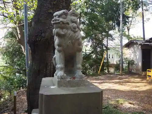 神明社の狛犬