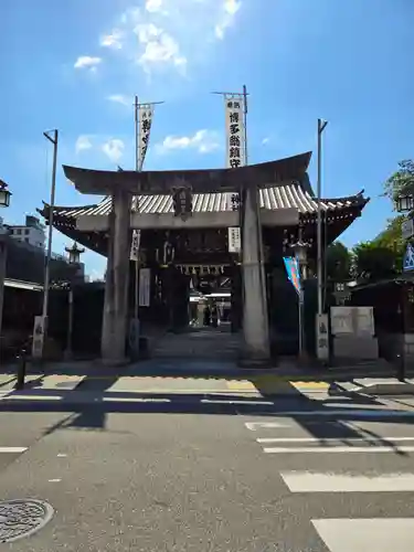 櫛田神社の鳥居