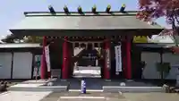 白老八幡神社の山門・神門