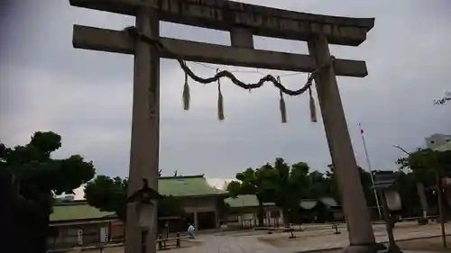 生國魂神社の鳥居