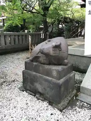牛天神北野神社の狛犬