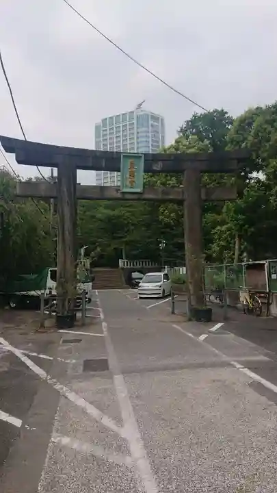 芝東照宮の鳥居