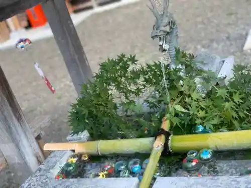 白根三吉神社の手水