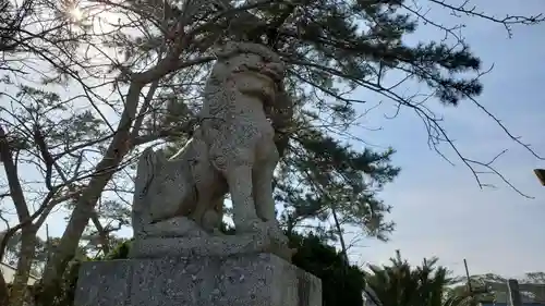 綱敷天満宮の狛犬