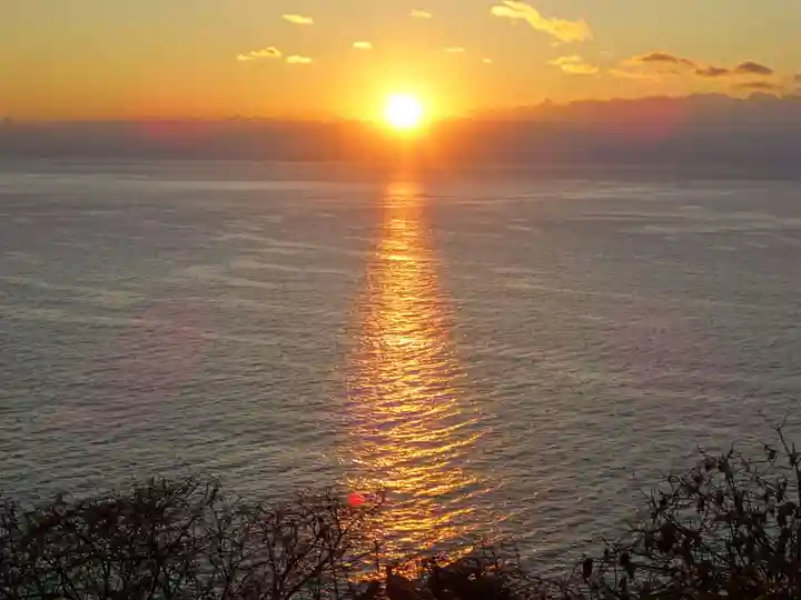 伊豆山神社の景色