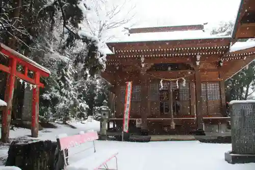 阿久津「田村神社」（郡山市阿久津町）旧社名：伊豆箱根三嶋三社の本殿・本堂
