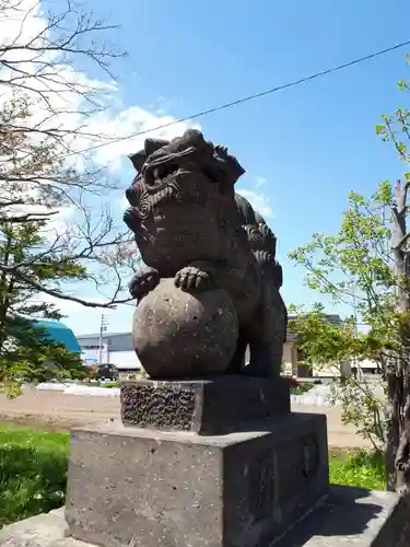 対雁通相馬神社の狛犬