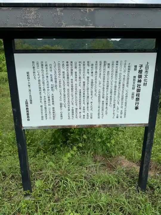 子檀嶺神社(長野県)