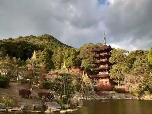 瑠璃光寺の庭園