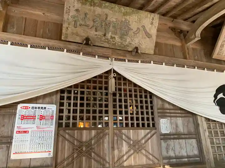古殿八幡神社の本殿・本堂