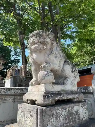 安積國造神社の狛犬