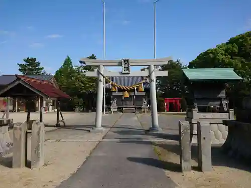 八幡社の鳥居