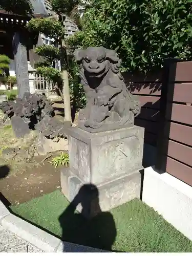 太田杉山神社・横濱水天宮の狛犬