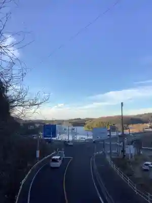 神明・白山社相殿の周辺