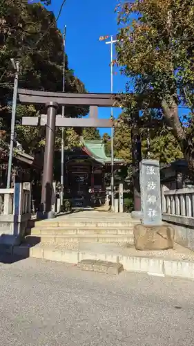 柏諏訪神社の鳥居